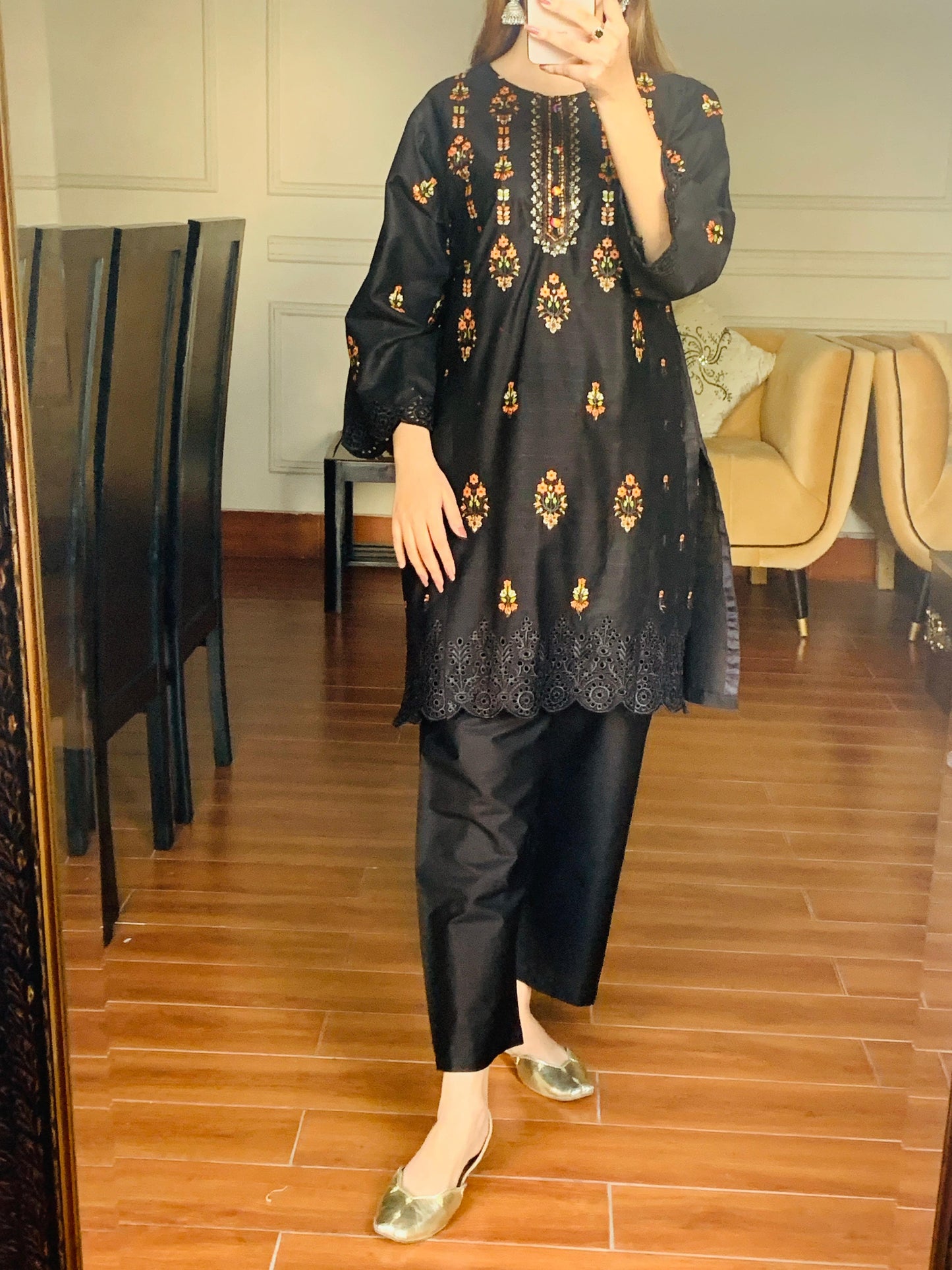 πππ CutWork Booring Embroidery 2pcs