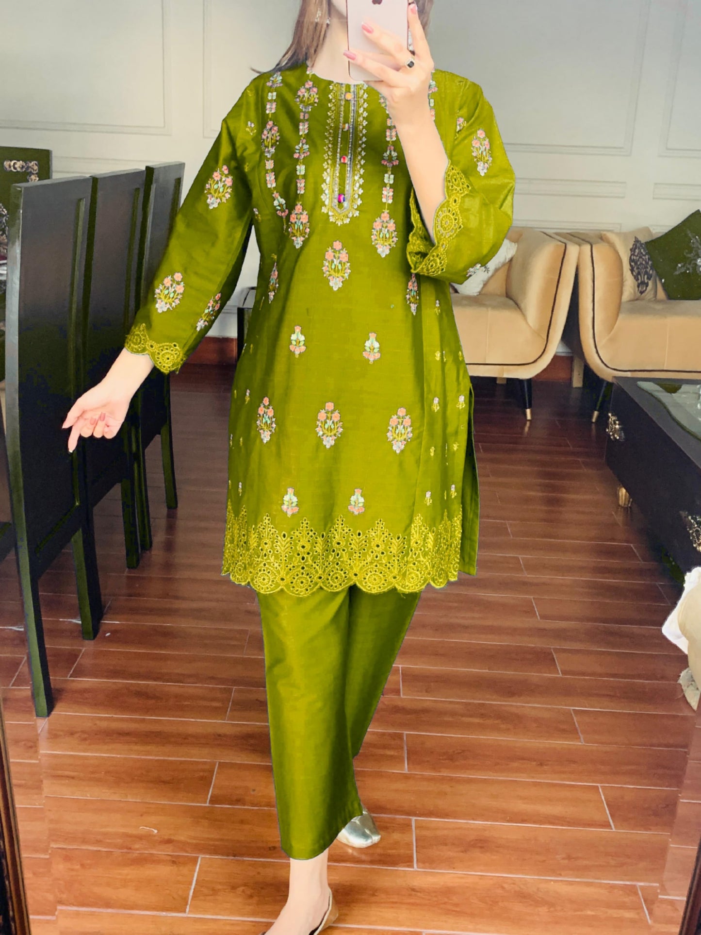πππ CutWork Booring Embroidery 2pcs